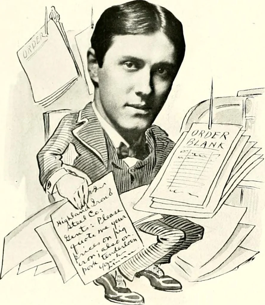 An illustration from Some Terre Haute phizes, 1905, leaf 87