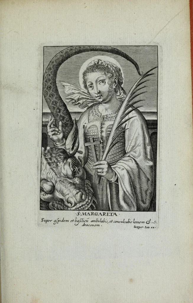 An illustration from Sommaire des principaux fondateurs et reformateurs des ordres religieux : auec leurs pourtraicts, ensemble leurs institution et confirmation, le tout dispose selon l'ordre des tempts, 1635, leaf 167