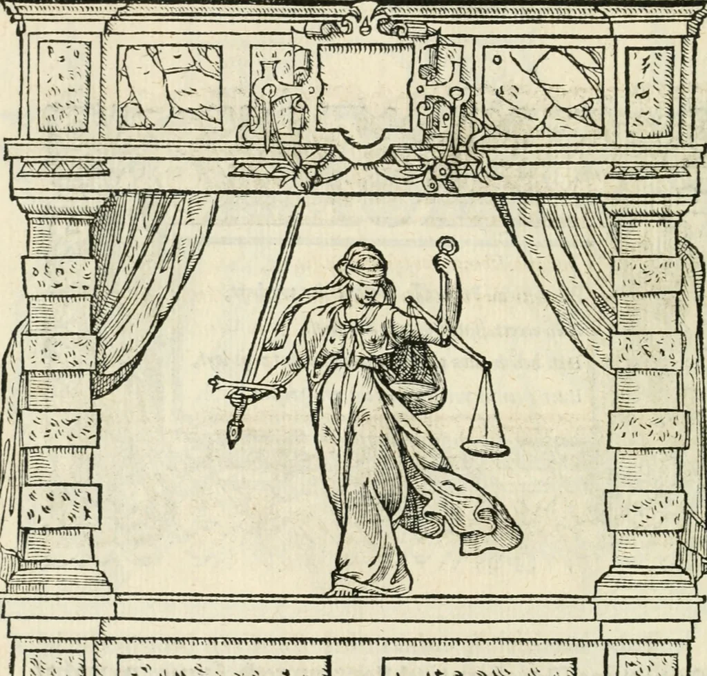An illustration from Sommare beschrijuinghe vãde triumphelijcke incomst vanden doorluchtighen ende hooghgheboren aerts-hertoge Matthias : binnen die princelijcke stadt van Brussele : in t'iaer ons Heeren M.D.LXXVIII. den xviij dach Januarij : midtsgaders die tanneelen, poincten, figuren ende spectaculen, die inde voorseyde incompste (ter eeren van sijne doorluchticheyt) zijn verthoont ghevveest, met meer ander saken, die doen ter tijt gheschiet zijn, 1579, leaf 47