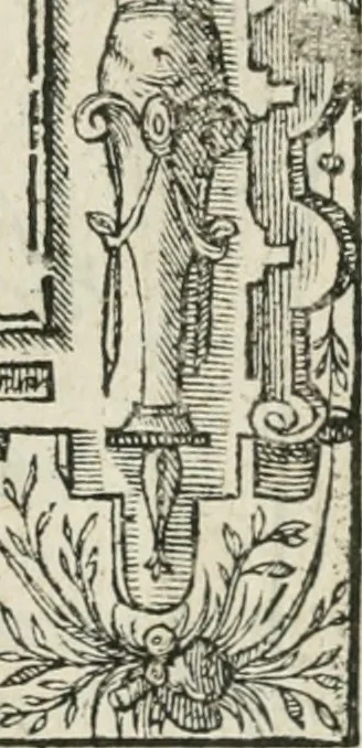 An illustration from Sommare beschrijuinghe vãde triumphelijcke incomst vanden doorluchtighen ende hooghgheboren aerts-hertoge Matthias : binnen die princelijcke stadt van Brussele : in t'iaer ons Heeren M.D.LXXVIII. den xviij dach Januarij : midtsgaders die tanneelen, poincten, figuren ende spectaculen, die inde voorseyde incompste (ter eeren van sijne doorluchticheyt) zijn verthoont ghevveest, met meer ander saken, die doen ter tijt gheschiet zijn, 1579, leaf 70
