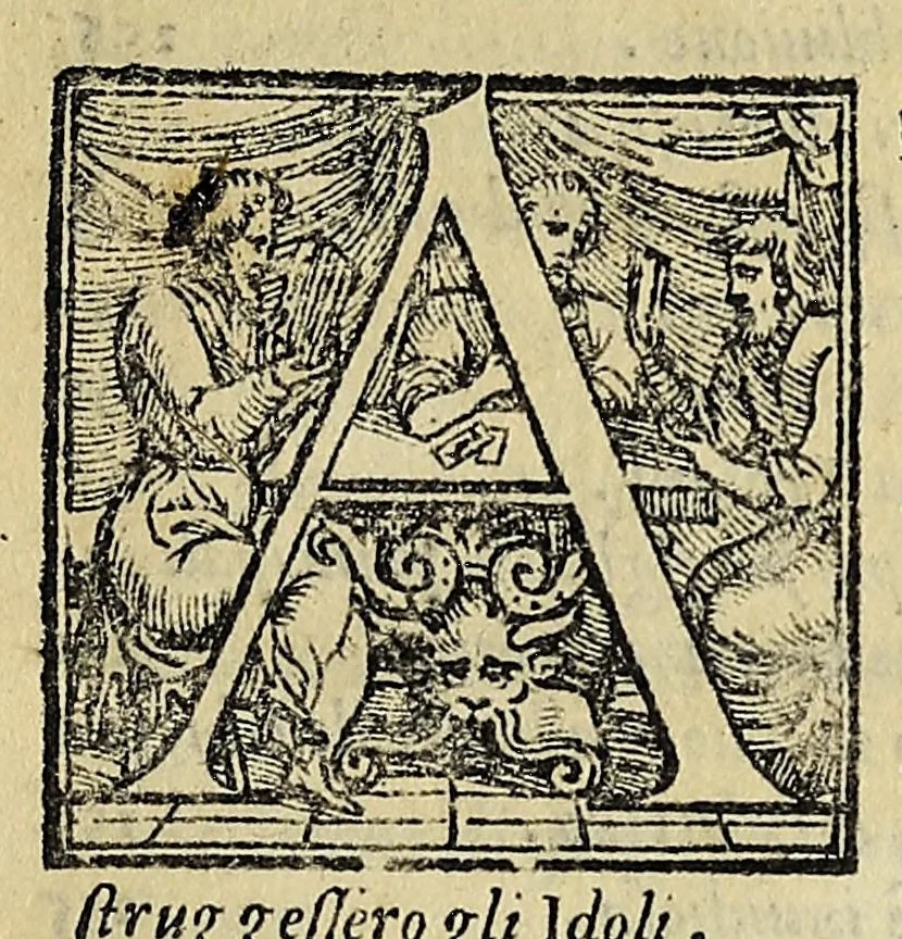 An illustration from Sommario di tutte le scientie, 1556, leaf 13
