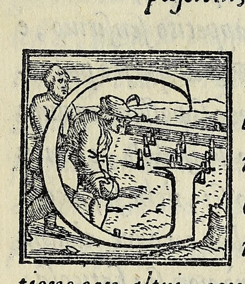 An illustration from Sommario di tutte le scientie, 1556, leaf 221