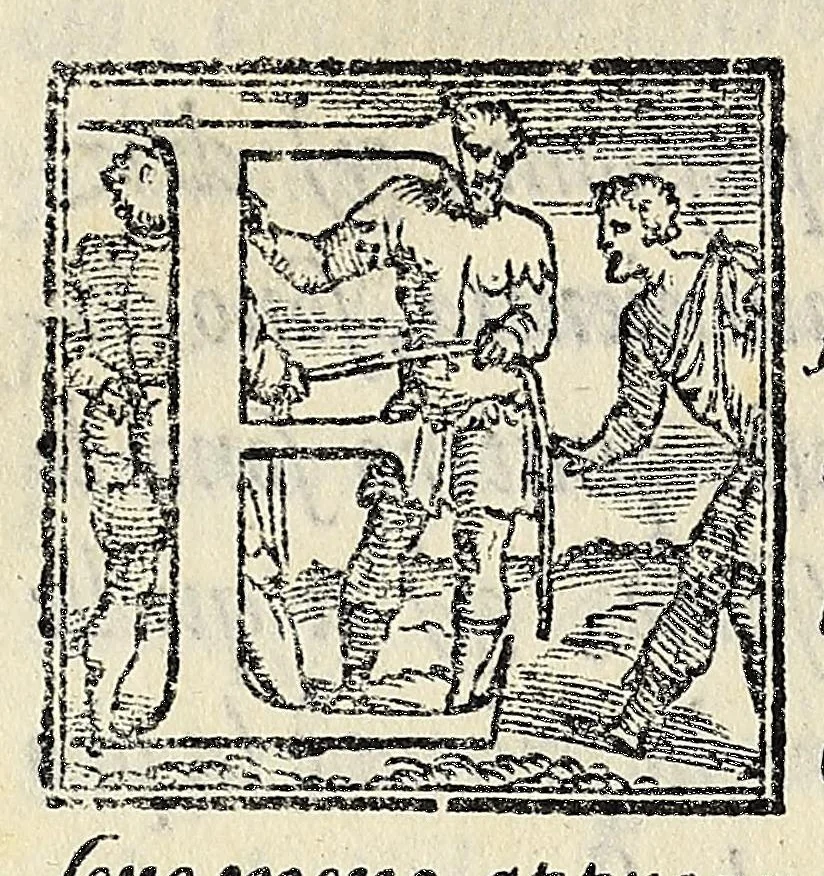 An illustration from Sommario di tutte le scientie, 1556, leaf 240