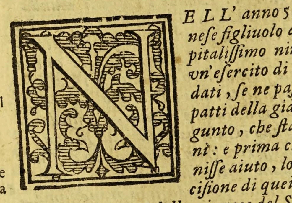 An illustration from Sommario istorico del dottor Michele Zappullo Napolitano. : Oue con occasione di celebrare i successi di quattro gran città, cioè di Gerusalem, di Roma, di Napoli, e di Venetia, e dell'Indie. ... : Segue poi vn discorso intorno alle tauole astronomiche., 1609, leaf 132