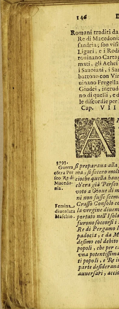 An illustration from Sommario istorico del dottor Michele Zappullo Napolitano. : Oue con occasione di celebrare i successi di quattro gran città, cioè di Gerusalem, di Roma, di Napoli, e di Venetia, e dell'Indie. ... : Segue poi vn discorso intorno alle tauole astronomiche., 1609, leaf 158
