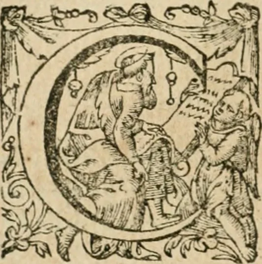 An illustration from Somme rural, ou, Le grand coustumier general de practique civil et canon, 1611, leaf 375
