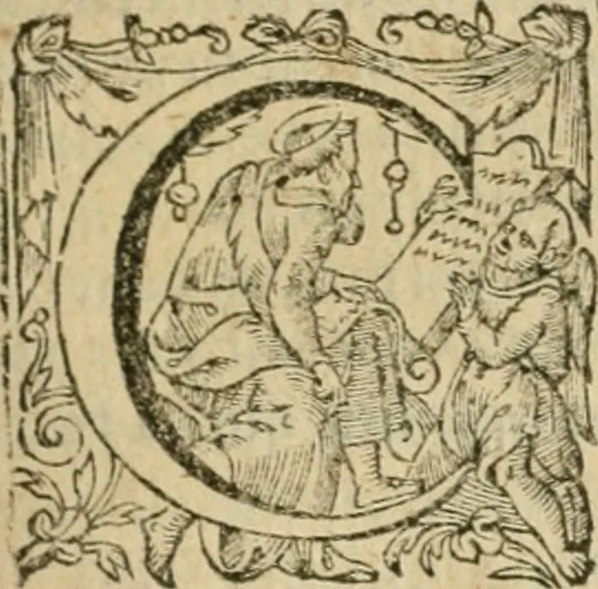 An illustration from Somme rural, ou, Le grand coustumier general de practique civil et canon, 1611, leaf 400