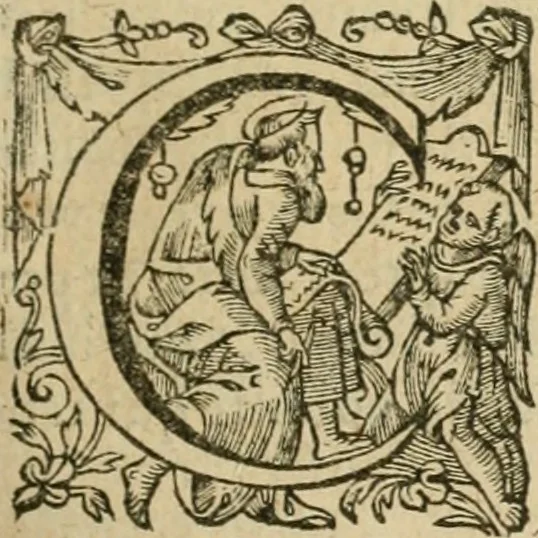 An illustration from Somme rural, ou, Le grand coustumier general de practique civil et canon, 1611, leaf 44