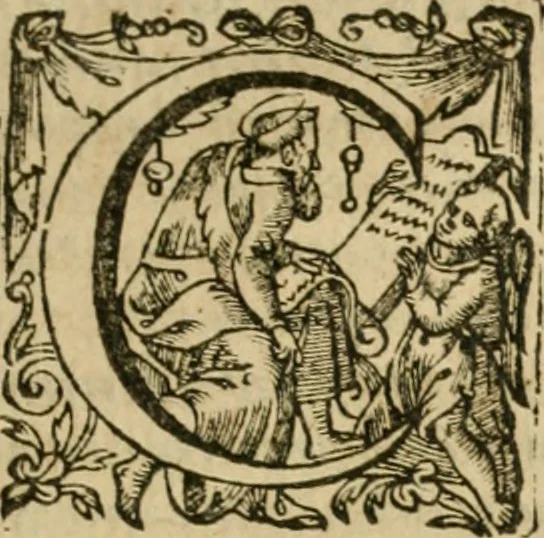An illustration from Somme rural, ou, Le grand coustumier general de practique civil et canon, 1611, leaf 492