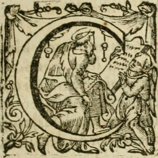 An illustration from Somme rural, ou, Le grand coustumier general de practique civil et canon, 1611, leaf 64