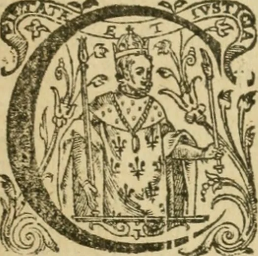 An illustration from Somme rural, ou, Le grand coustumier general de practique civil et canon, 1611, leaf 928