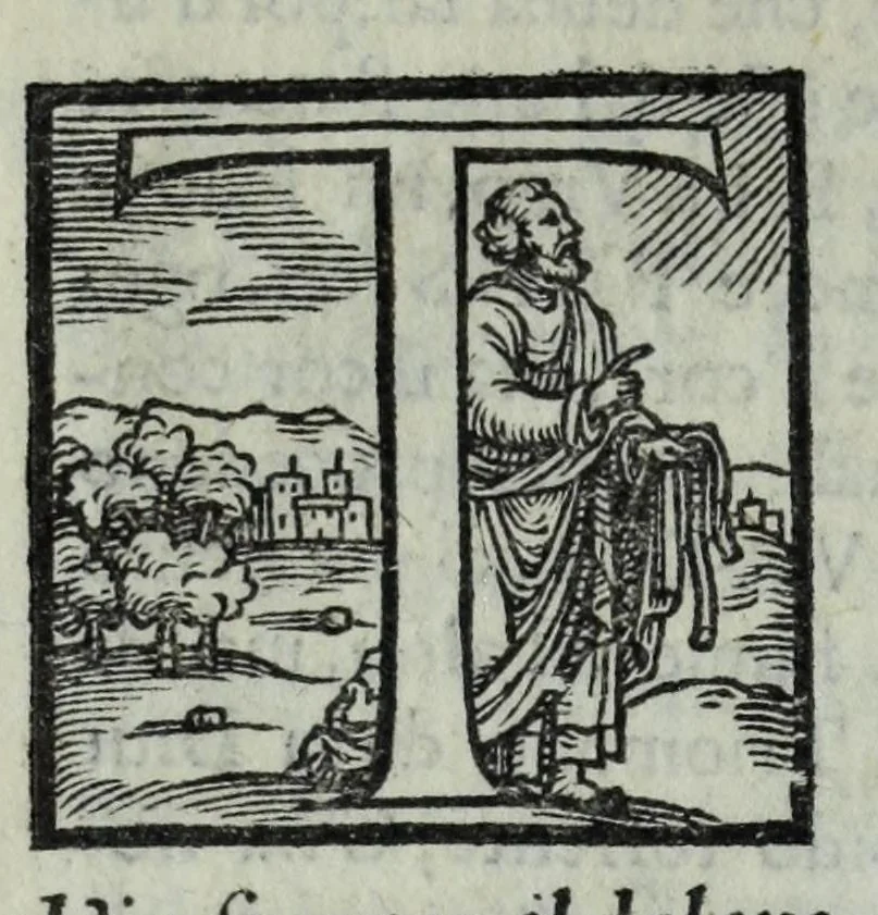An illustration from Sonetti, canzoni e triomphi, 1549, leaf 408