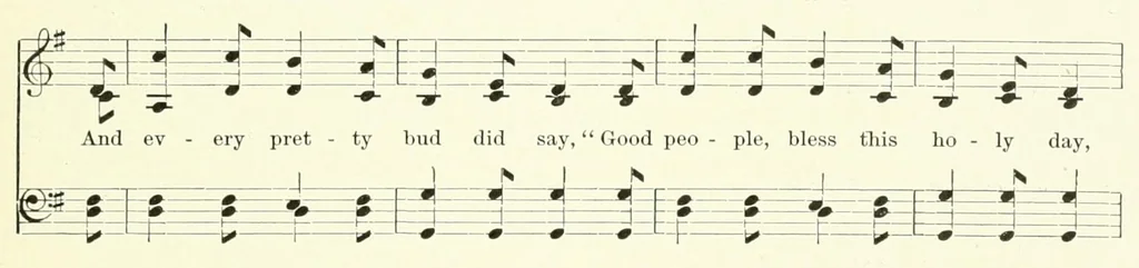 An illustration from Songs and games for little ones, 1911, leaf 25