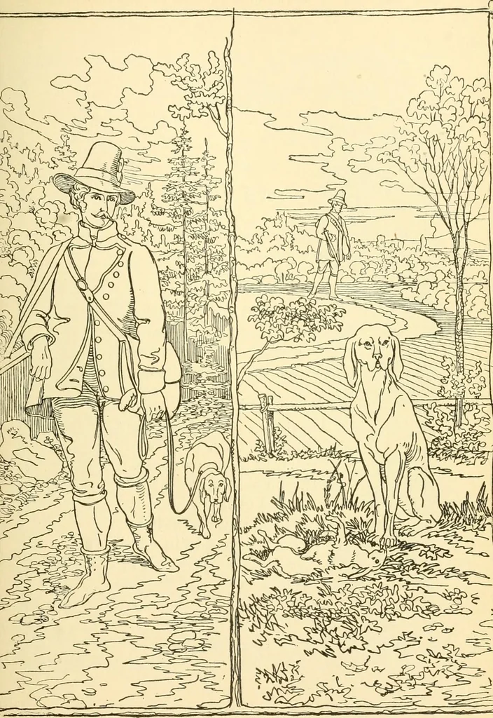 An illustration from The songs and music of Friedrich Froebel's Mother play (Mutter und kose lieder), 1901, leaf 110