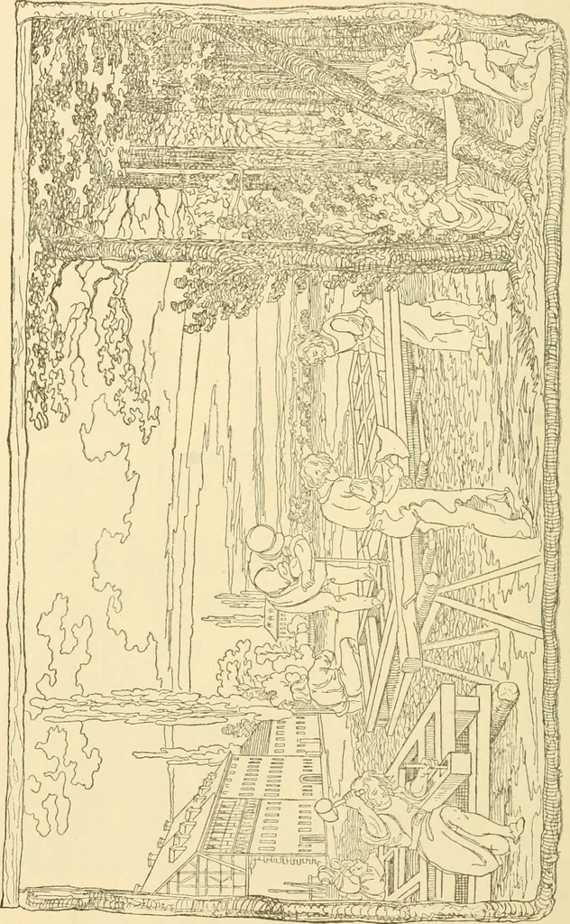 An illustration from The songs and music of Friedrich Froebel's Mother play (Mutter und kose lieder), 1901, leaf 125