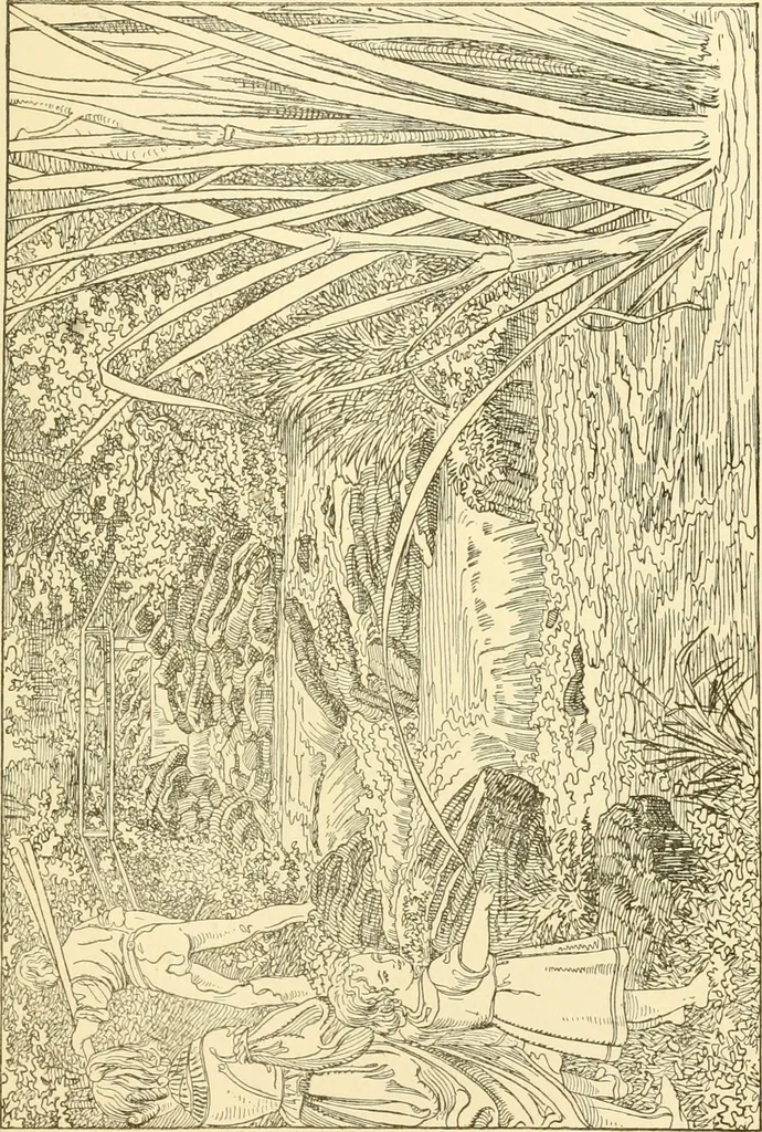 An illustration from The songs and music of Friedrich Froebel's Mother play (Mutter und kose lieder), 1901, leaf 130