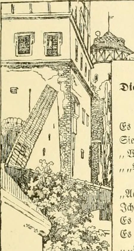 An illustration from The songs and music of Friedrich Froebel's Mother play (Mutter und kose lieder), 1901, leaf 150