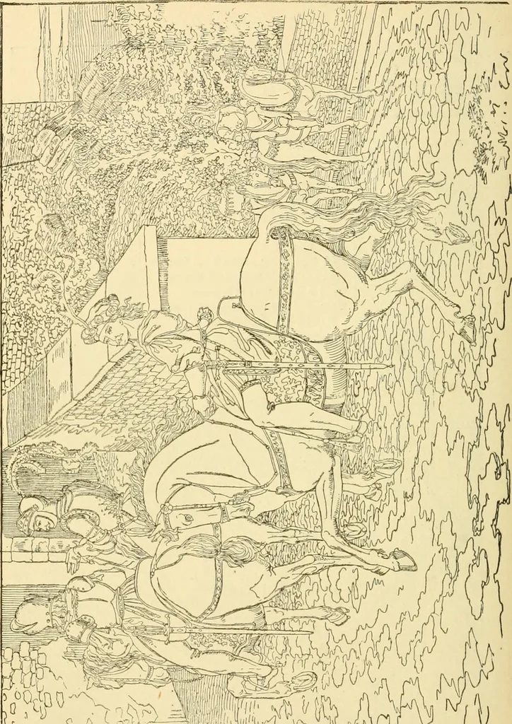 An illustration from The songs and music of Friedrich Froebel's Mother play (Mutter und kose lieder), 1901, leaf 151