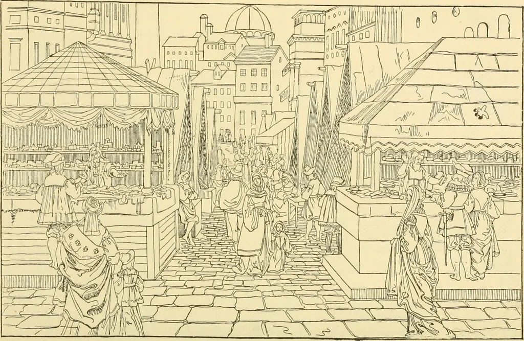 An illustration from The songs and music of Friedrich Froebel's Mother play (Mutter und kose lieder), 1901, leaf 163