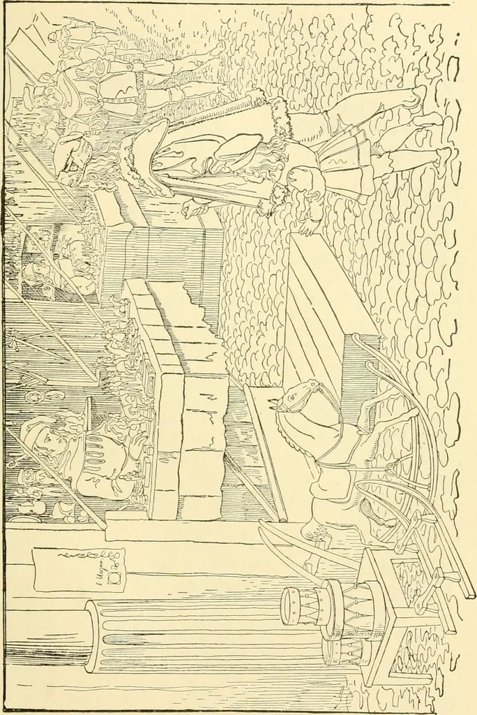 An illustration from The songs and music of Friedrich Froebel's Mother play (Mutter und kose lieder), 1901, leaf 166