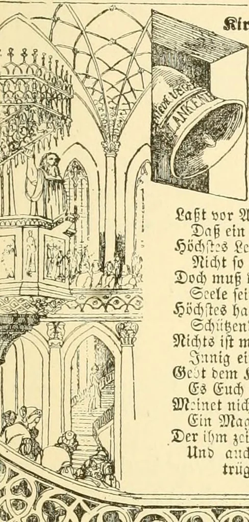 An illustration from The songs and music of Friedrich Froebel's Mother play (Mutter und kose lieder), 1901, leaf 168