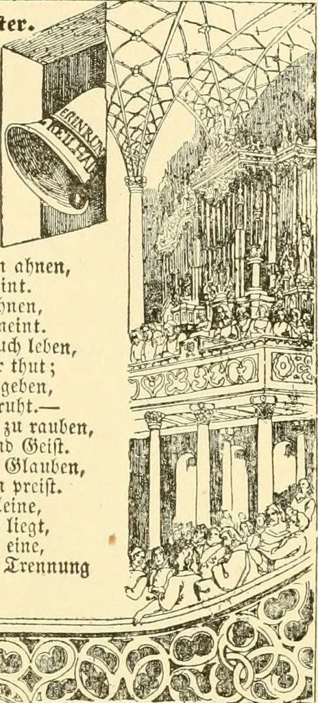 An illustration from The songs and music of Friedrich Froebel's Mother play (Mutter und kose lieder), 1901, leaf 168