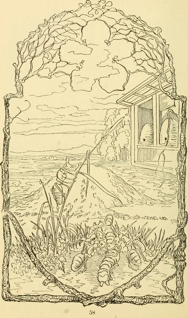 An illustration from The songs and music of Friedrich Froebel's Mother play (Mutter und kose lieder), 1901, leaf 79