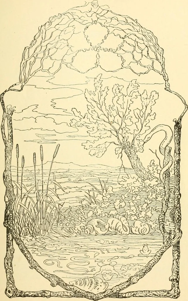 An illustration from The songs and music of Friedrich Froebel's Mother play (Mutter und kose lieder), 1901, leaf 80