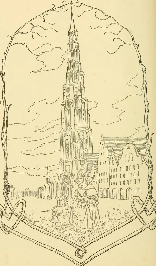 An illustration from The songs and music of Friedrich Froebel's Mother play (Mutter und kose lieder), 1901, leaf 93