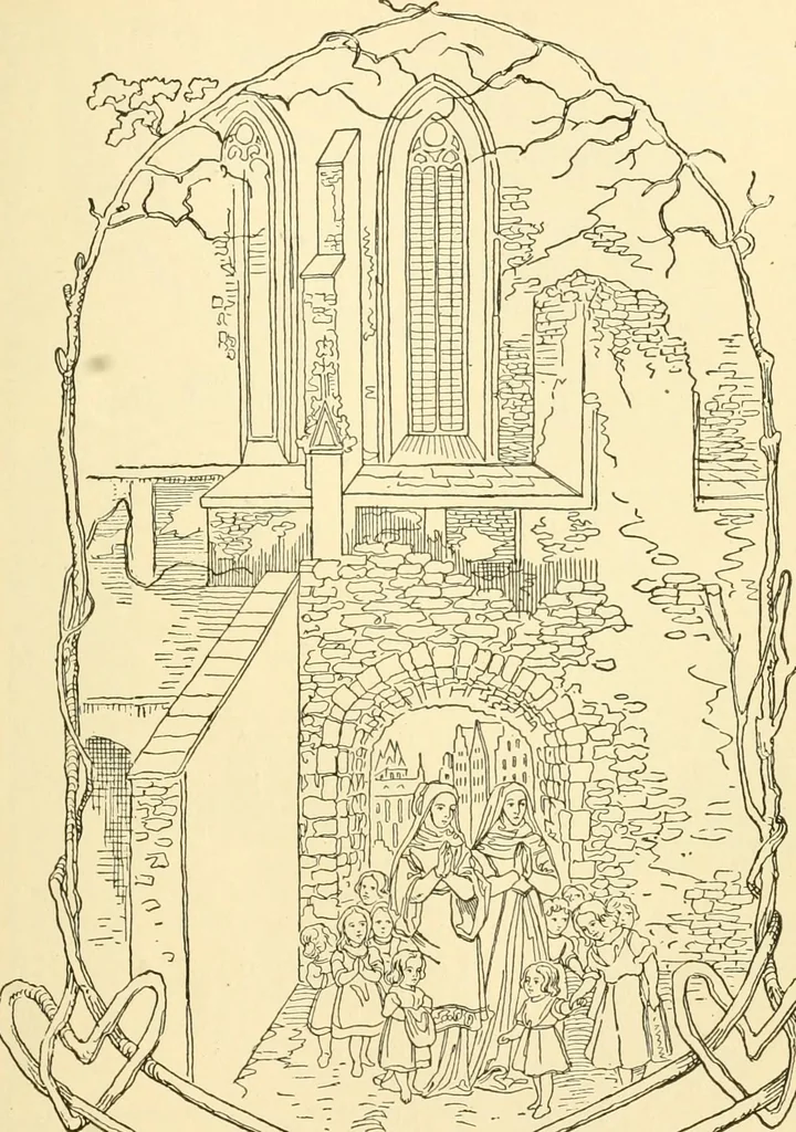 An illustration from The songs and music of Friedrich Froebel's Mother play (Mutter und kose lieder), 1901, leaf 94