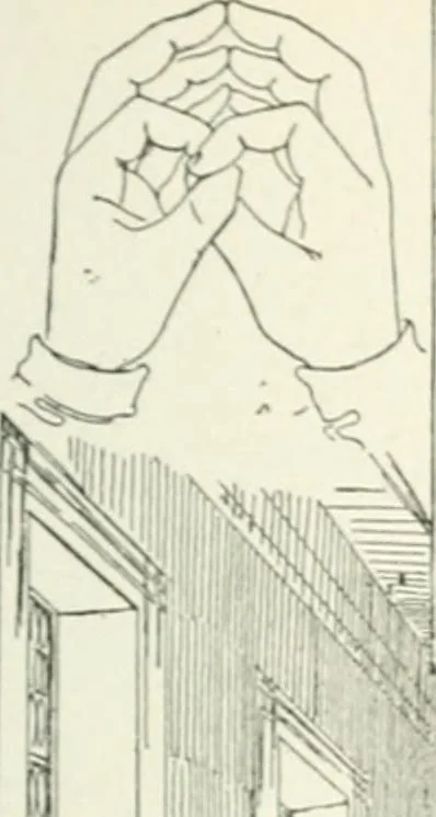 An illustration from The Songs and music of Friedrich Froebel's Mother play : (Mutter und kose lieder) : songs newly translated and furnished with new music, 1895, leaf 114