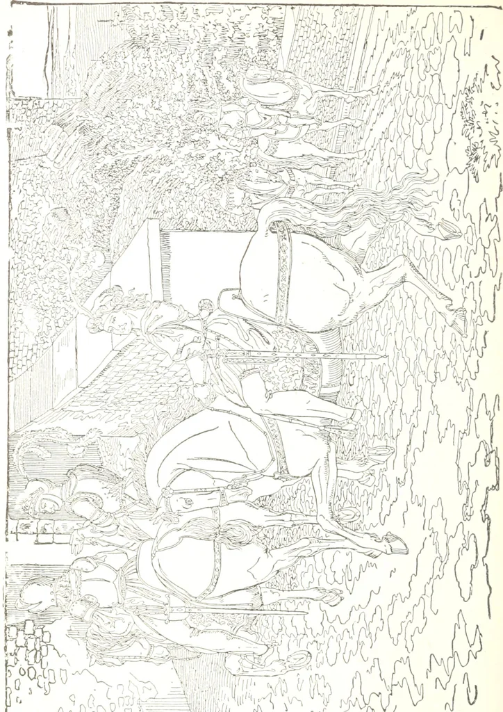 An illustration from The Songs and music of Friedrich Froebel's Mother play : (Mutter und kose lieder) : songs newly translated and furnished with new music, 1895, leaf 147