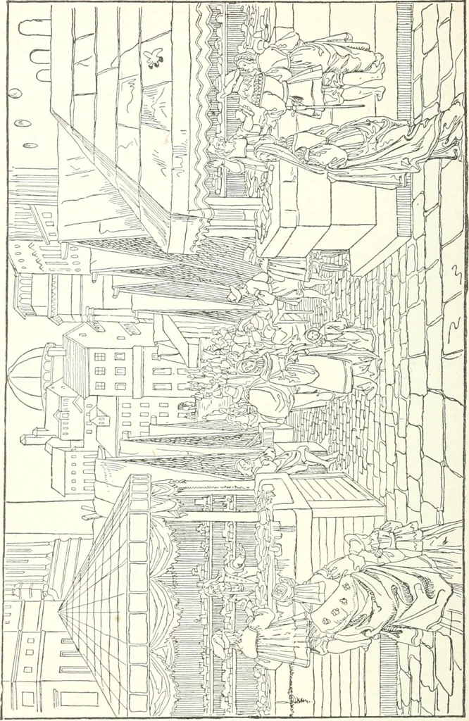 An illustration from The Songs and music of Friedrich Froebel's Mother play : (Mutter und kose lieder) : songs newly translated and furnished with new music, 1895, leaf 159