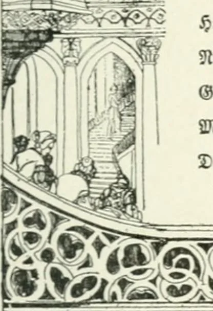 An illustration from The Songs and music of Friedrich Froebel's Mother play : (Mutter und kose lieder) : songs newly translated and furnished with new music, 1895, leaf 164