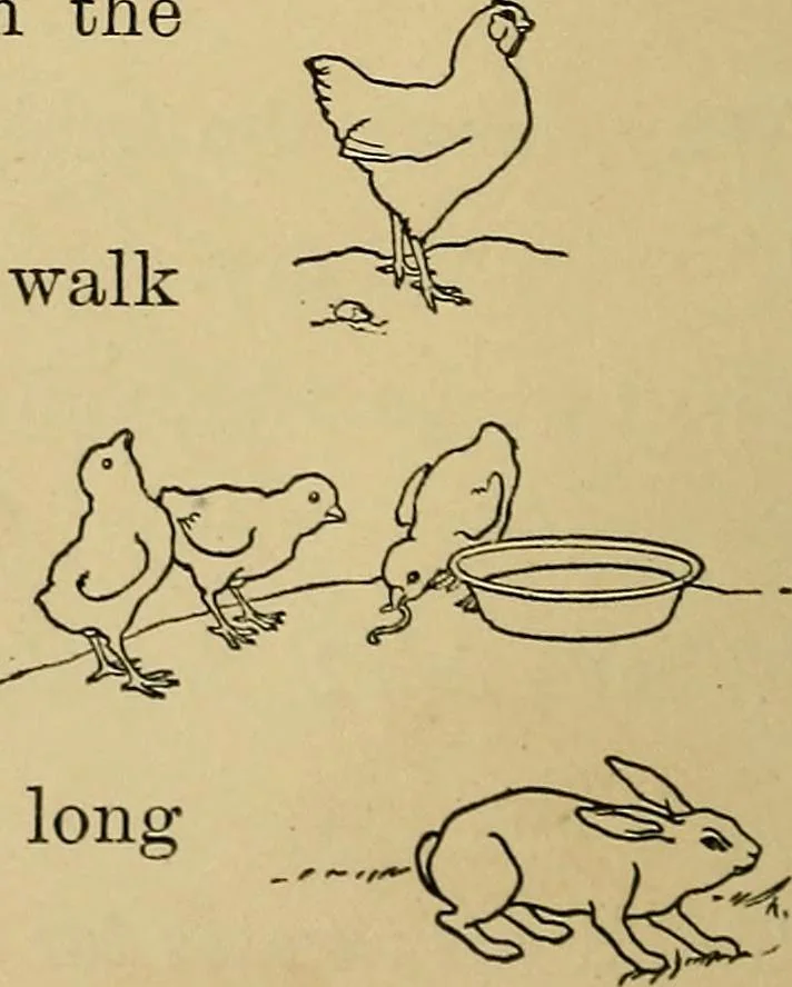 An illustration from The songs and music of Friedrich Froebel's Mother play (Mutter und kose Lieder), 1895, leaf 175