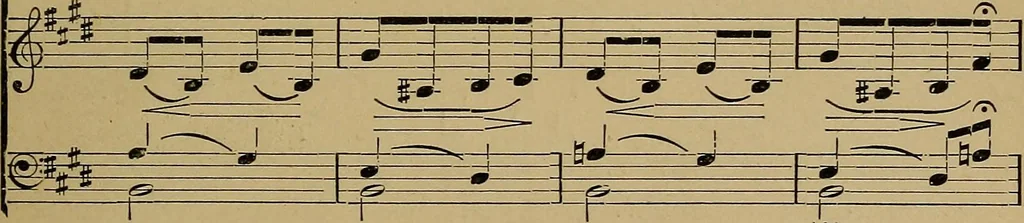 An illustration from The songs and music of Friedrich Froebel's Mother play (Mutter und kose Lieder), 1895, leaf 192