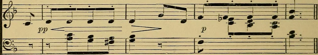 An illustration from The songs and music of Friedrich Froebel's Mother play (Mutter und kose Lieder), 1895, leaf 277