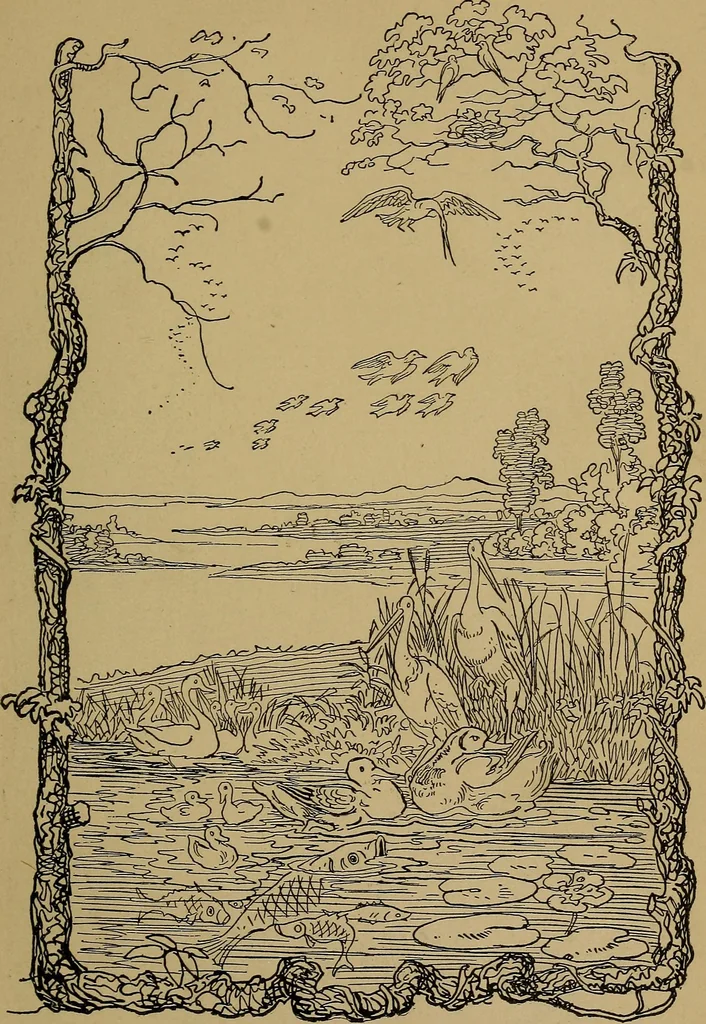 An illustration from The songs and music of Friedrich Froebel's Mother play (Mutter und kose Lieder), 1895, leaf 78