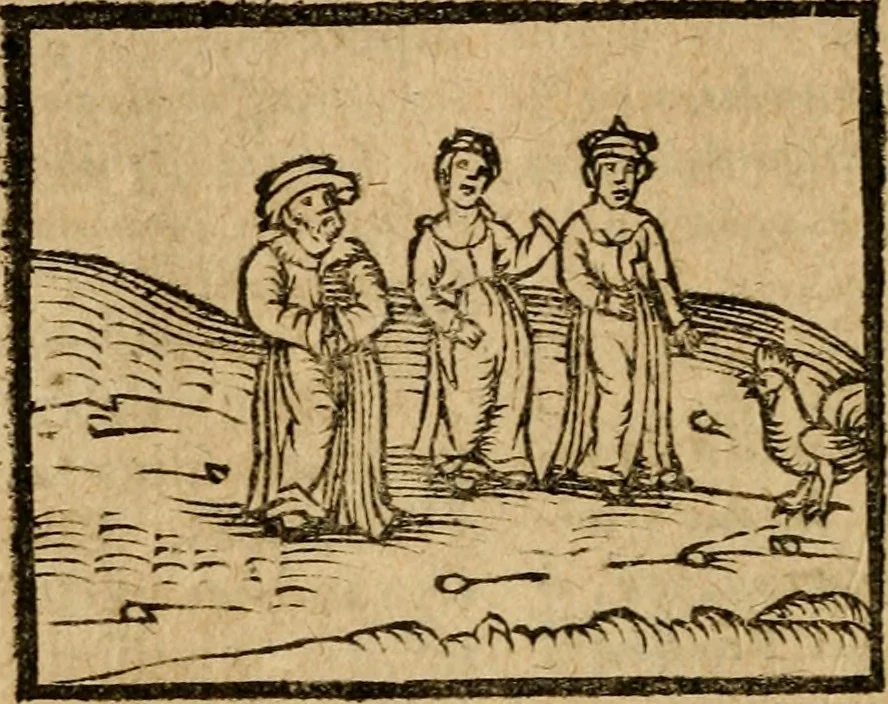 An illustration from Æsopi Phrygis Fabulae graece et latine, cum aliis quibusdam opusculis : quorum indicem sequens pagella indicabit, 1616, leaf 249
