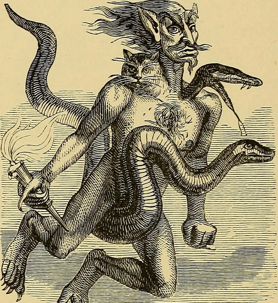 An illustration from Sorcellerie, magnétisme, morphinisme, délire des grandeurs, 1887, leaf 23
