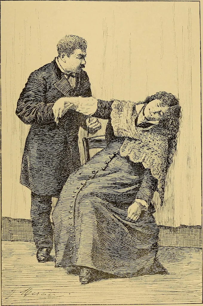 An illustration from Sorcellerie, magnétisme, morphinisme, délire des grandeurs, 1887, leaf 274