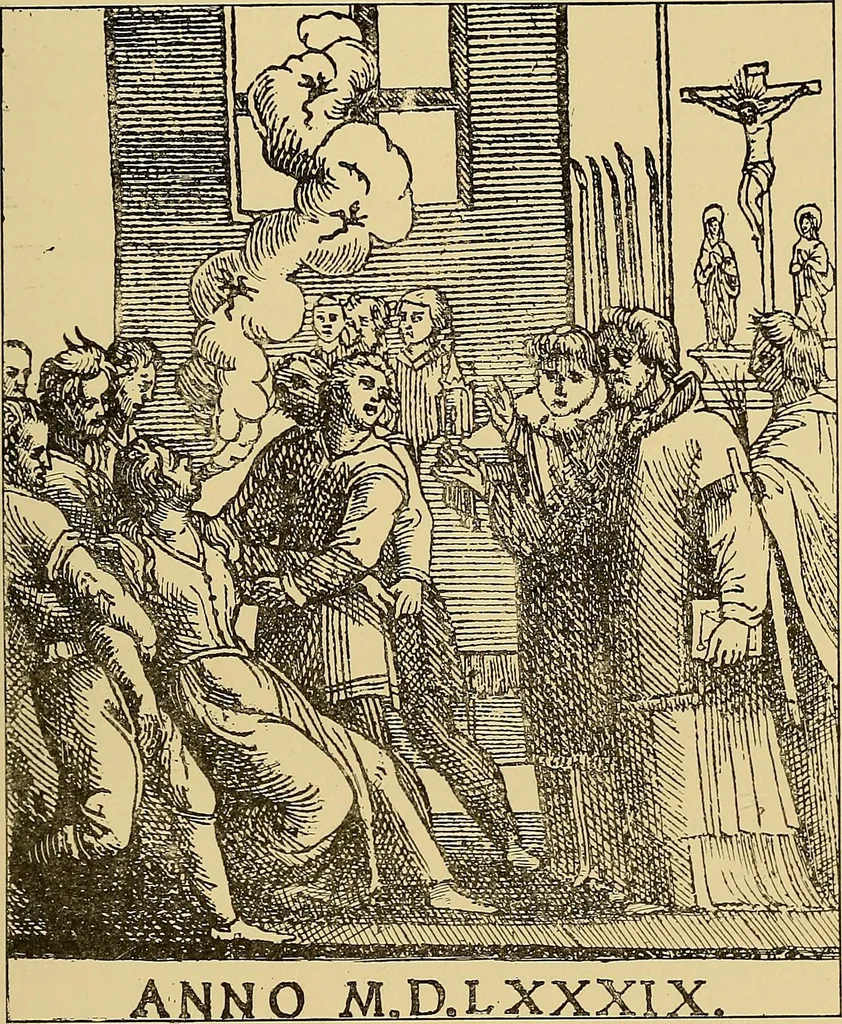 An illustration from Sorcellerie, magnétisme, morphinisme, délire des grandeurs, 1887, leaf 60