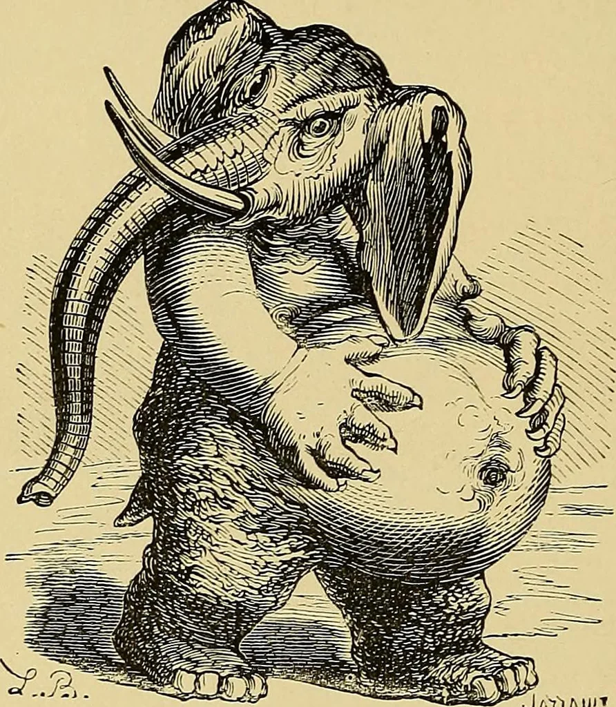 An illustration from Sorcellerie, magnétisme, morphinisme, délire des grandeurs, 1887, leaf 69