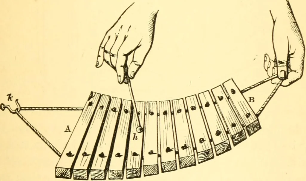 An illustration from Sound, 1895, leaf 156