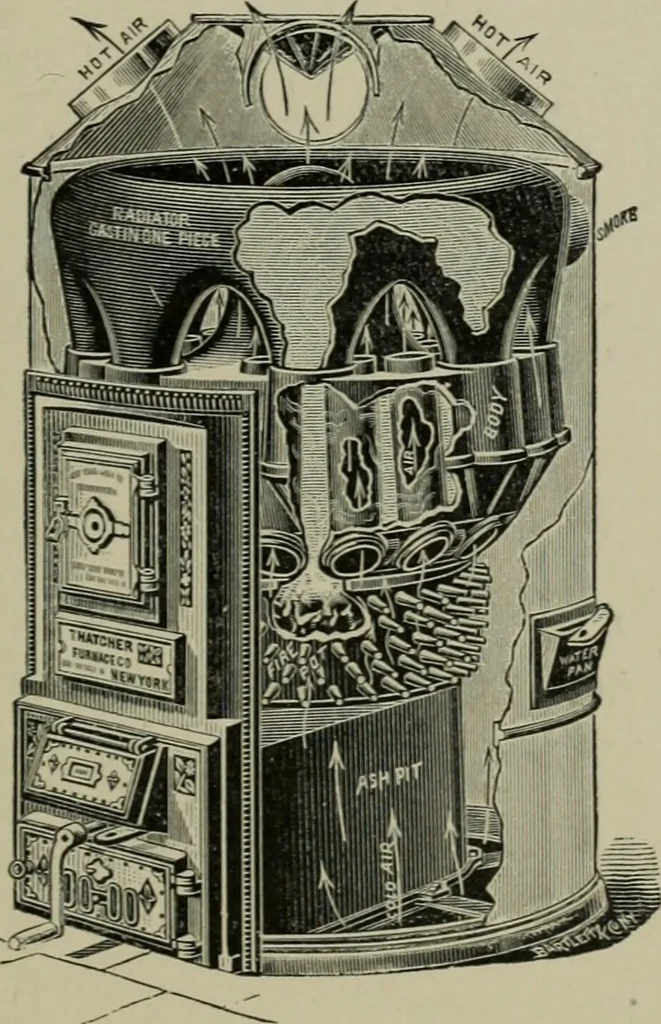 An illustration from Sound sense in suburban architecture, containing hints, suggestions, and bits of practical information for the building of inexpensive country houses, 1893, leaf 114