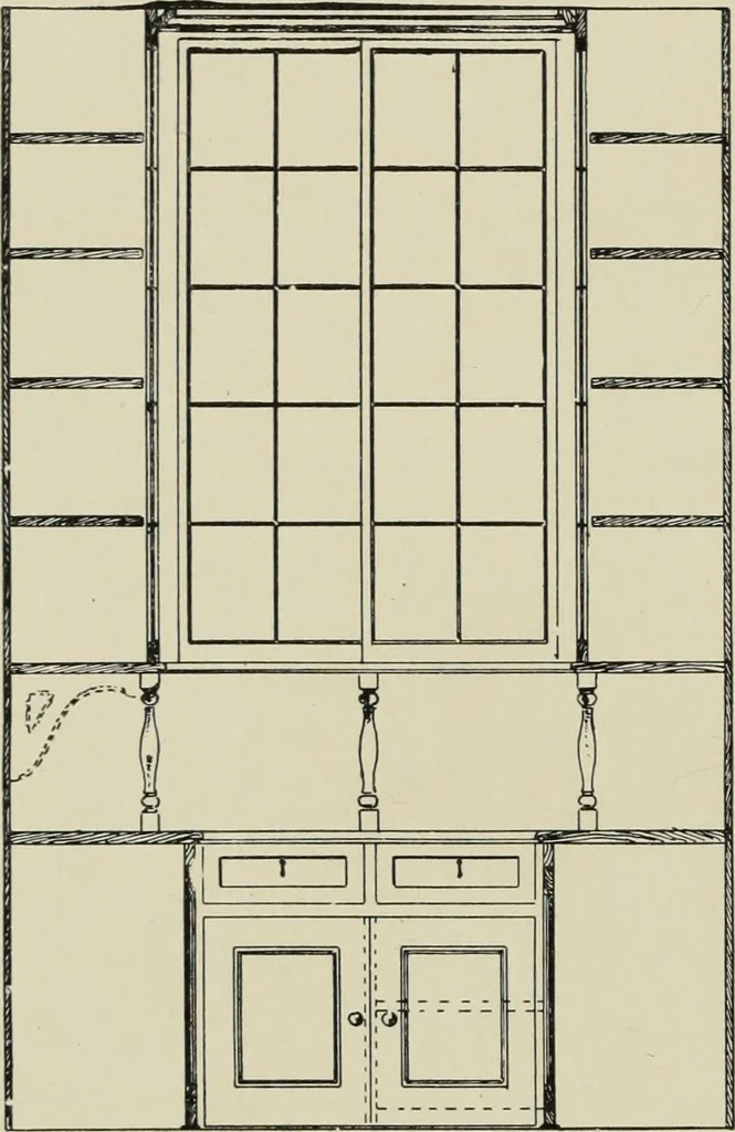 An illustration from Sound sense in suburban architecture, containing hints, suggestions, and bits of practical information for the building of inexpensive country houses, 1893, leaf 21