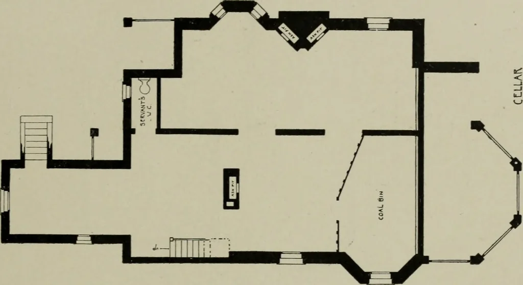 An illustration from Sound sense in suburban architecture, containing hints, suggestions, and bits of practical information for the building of inexpensive country houses, 1893, leaf 42