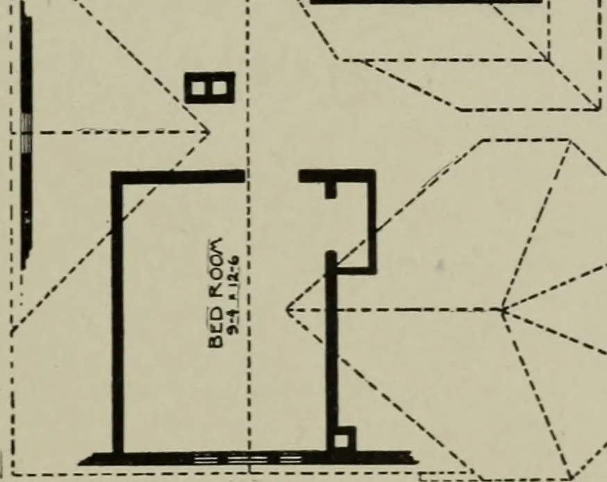 An illustration from Sound sense in suburban architecture, containing hints, suggestions, and bits of practical information for the building of inexpensive country houses, 1893, leaf 46