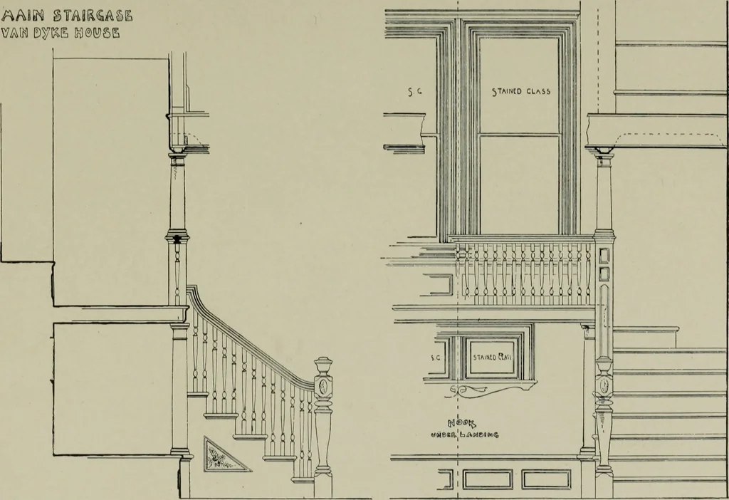 An illustration from Sound sense in suburban architecture, containing hints, suggestions, and bits of practical information for the building of inexpensive country houses, 1893, leaf 48