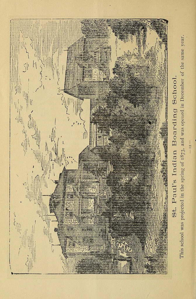 An illustration from South Dakota okna Niobrara deanery omniciye kin, 1891, leaf 12